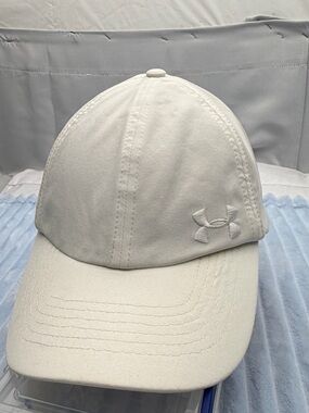 Under Armour Women's Off-White Adjustable Sport Cap